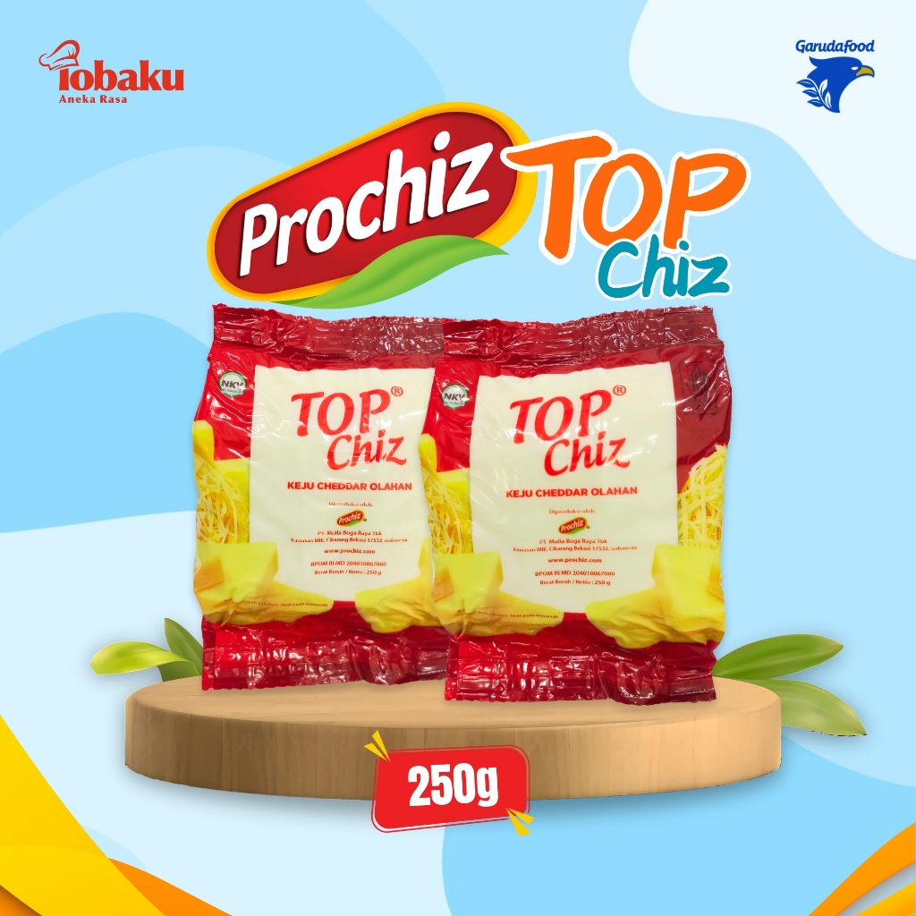 

Keju TOP CHIZ Cheese Cheddar 250g _