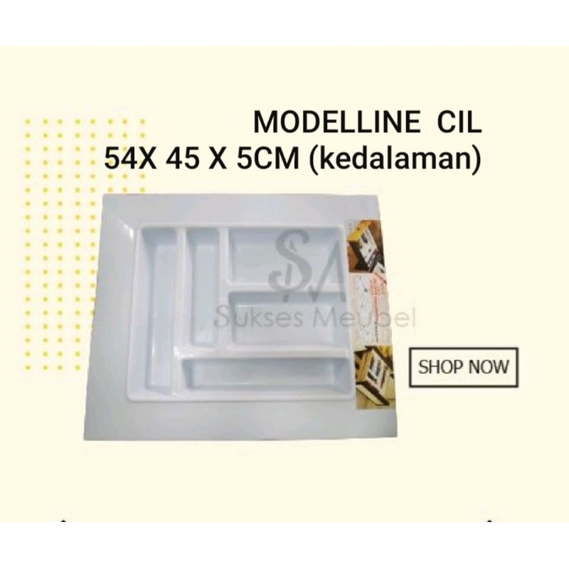 Rak sendok Modelline CIL rak sendok garpu pisau sekat laci rak sendok kitchen set