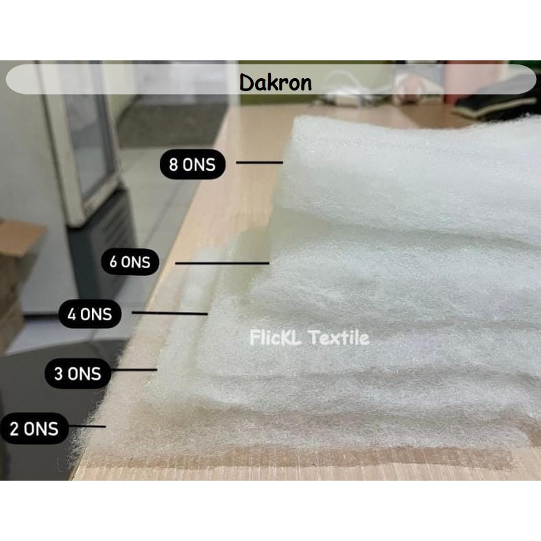 Kain Dakron Lembaran Bahan Dakron Silicon Lembaran Kilo
