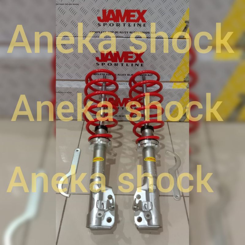 COILOVER SHOCK JAMEX ADJUSTABLE HONDA HRV DEPAN ORIGINAL