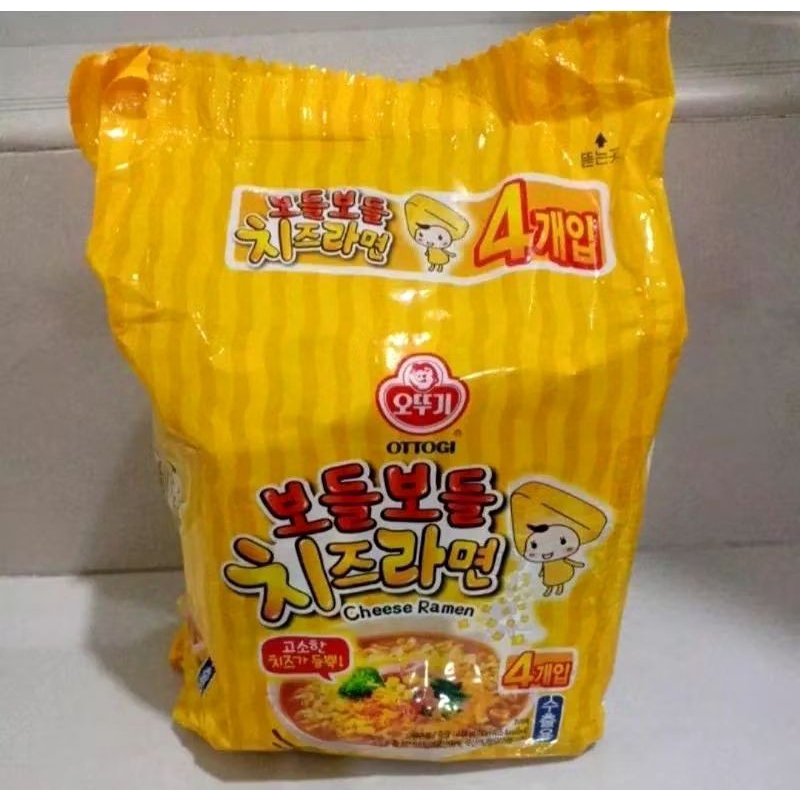 

Ottogi cheese ramen multi pack isi 4 pcs 444g