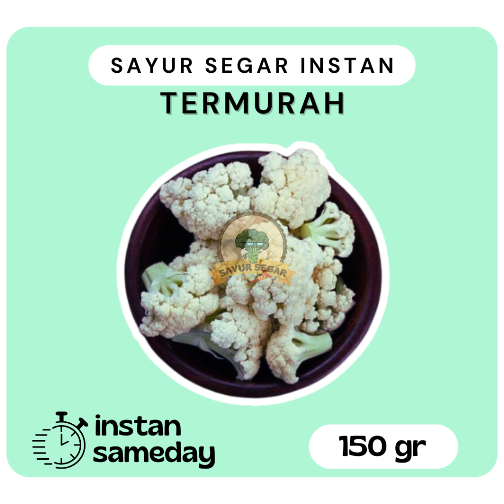 

Bunga Kembang Kol 150gram - Sayur Segar Instan