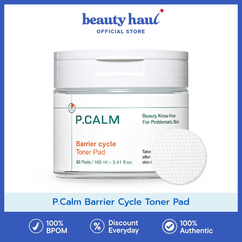 P.CALM BARRIER CYCLE TONER PAD - Calm Toner Pad, Exfoliating Toner Pad, Hydrating Toner Pad, Toner u