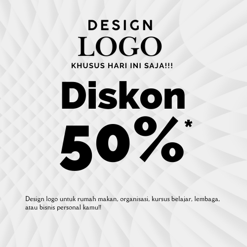 JASA DESIGN LOGO BISNIS DISKON 50%