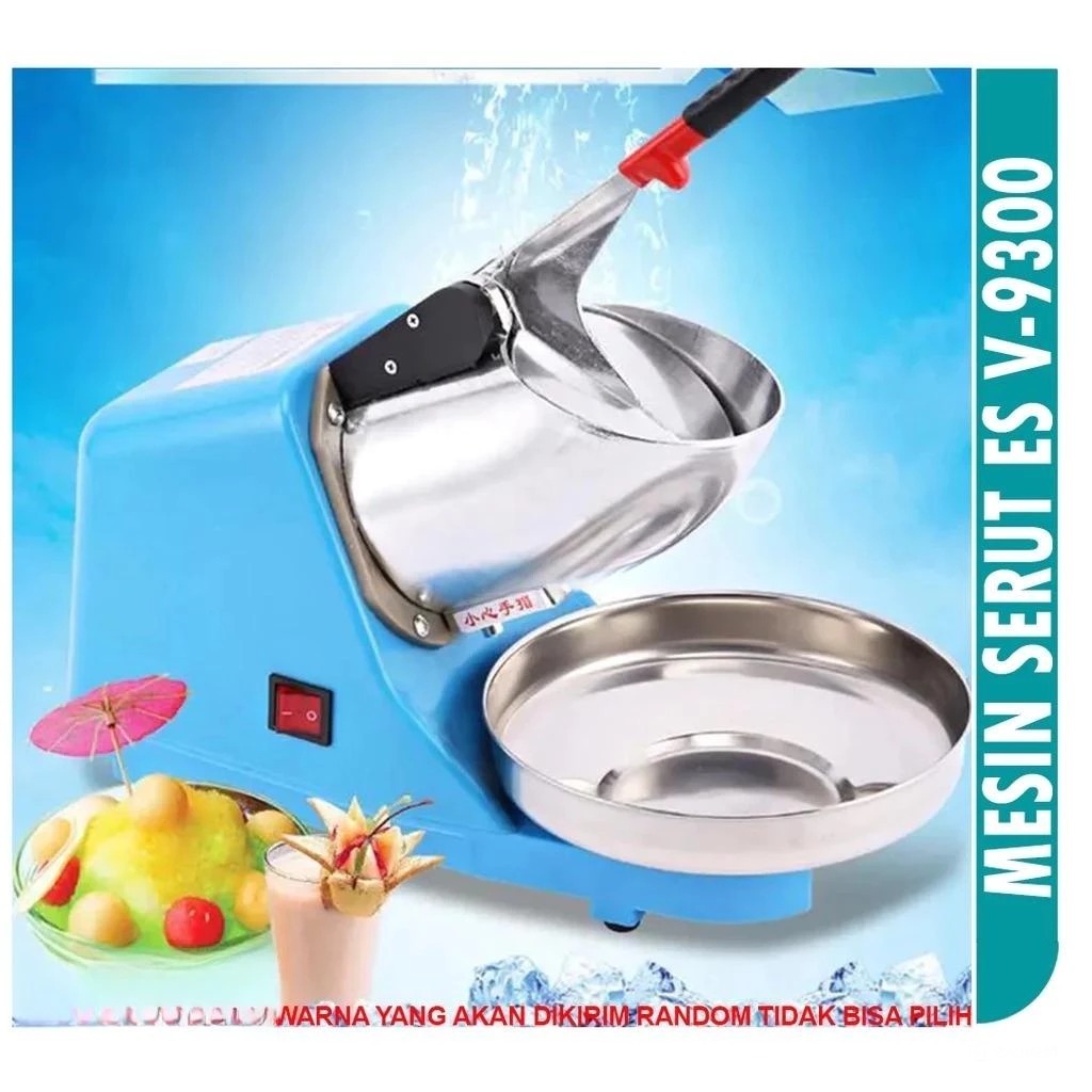 Mesin Serut Es Batu Vipoo V-9300 Dengan 2 Mata Pisau Ice Crusher Machine Vipoo V-9300 300W
