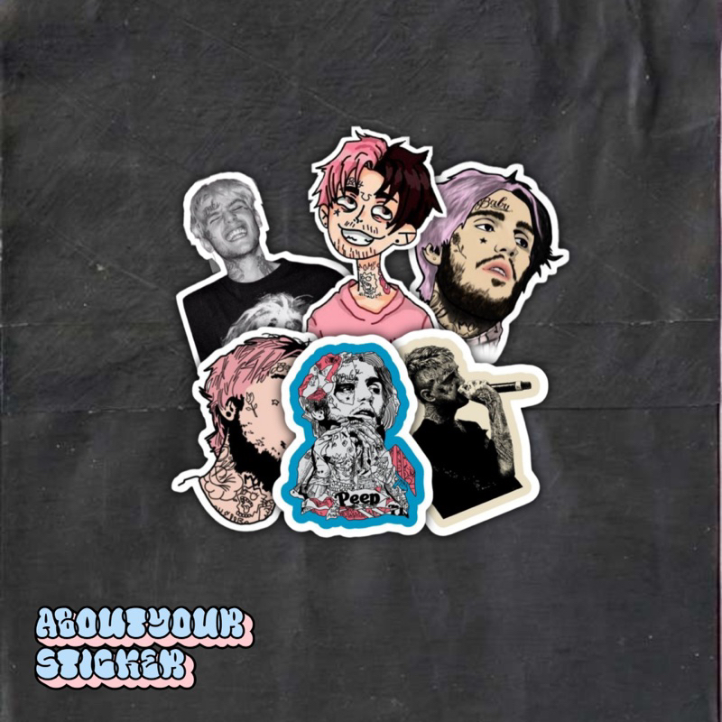 

Sticker Pack Lil Peep Vol.2 6pcs Anti Air//Termurah//Bisa Cod