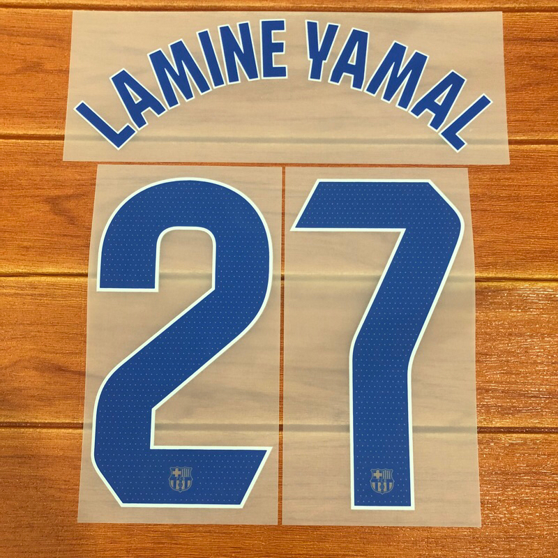 Nameset Original Lamine Yamal for Jersey Barcelona Away 2023/2024