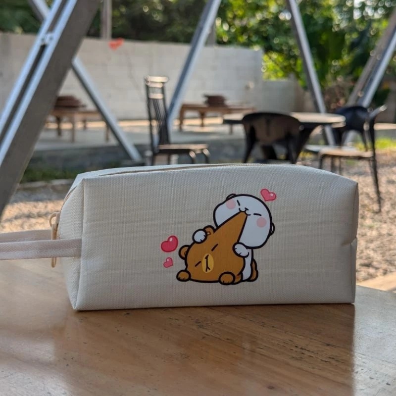 

Tempat Pensil Pouch Kanvas - Dompet Pensil Alat Sekolah