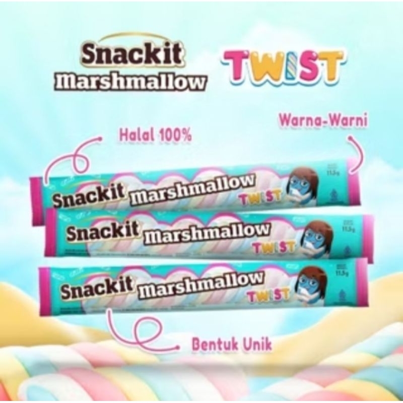 

Snackit Marshmallow Twist 11.5g x 10