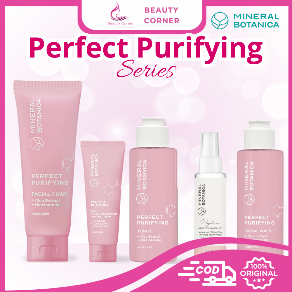 MINERAL BOTANICA Acne Care Perfect Purifying Toner - Face Wash - Serum - Face Mist