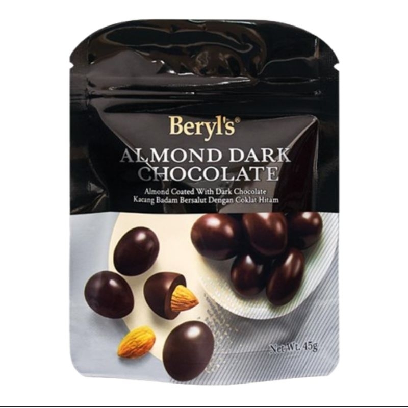 

Cokelat Beryl's Almond Coated With Dark Chocolate Beryl's Ori Malaysia