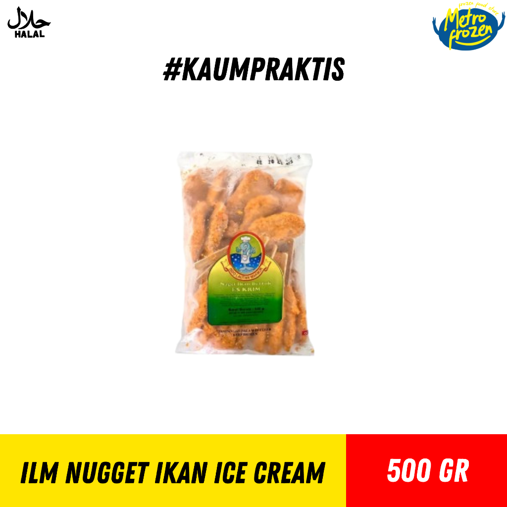 

ILM Nugget Ikan bentuk EsKrim 500gr