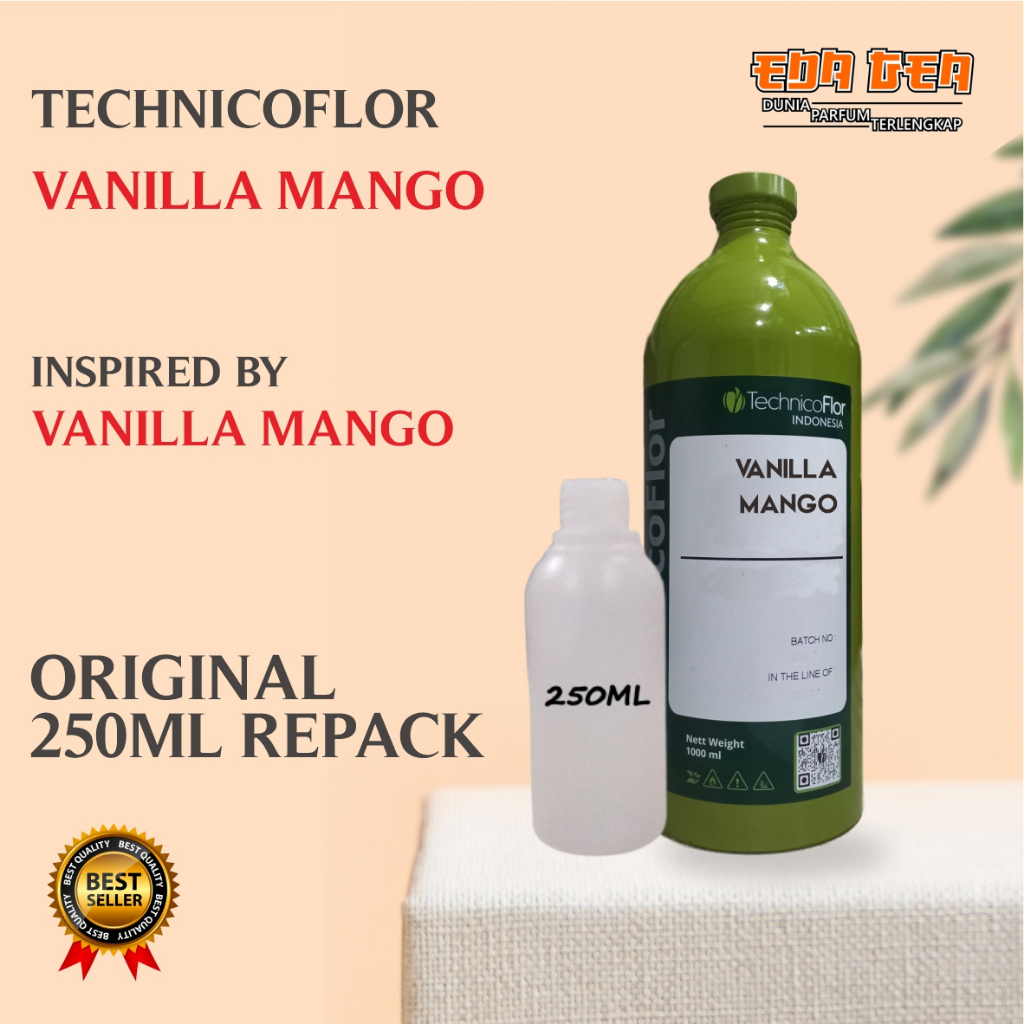 BIBIT PARFUM MURNI VANILLA MANGO  | TCF 250 KEMASAN REPACK