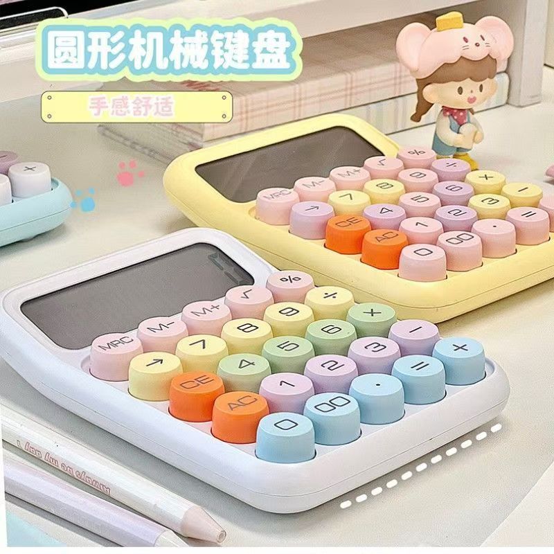 

mg Kalkulator multifunksional manis berwarna permen, calculator lucu spesifik murid, penting untuk