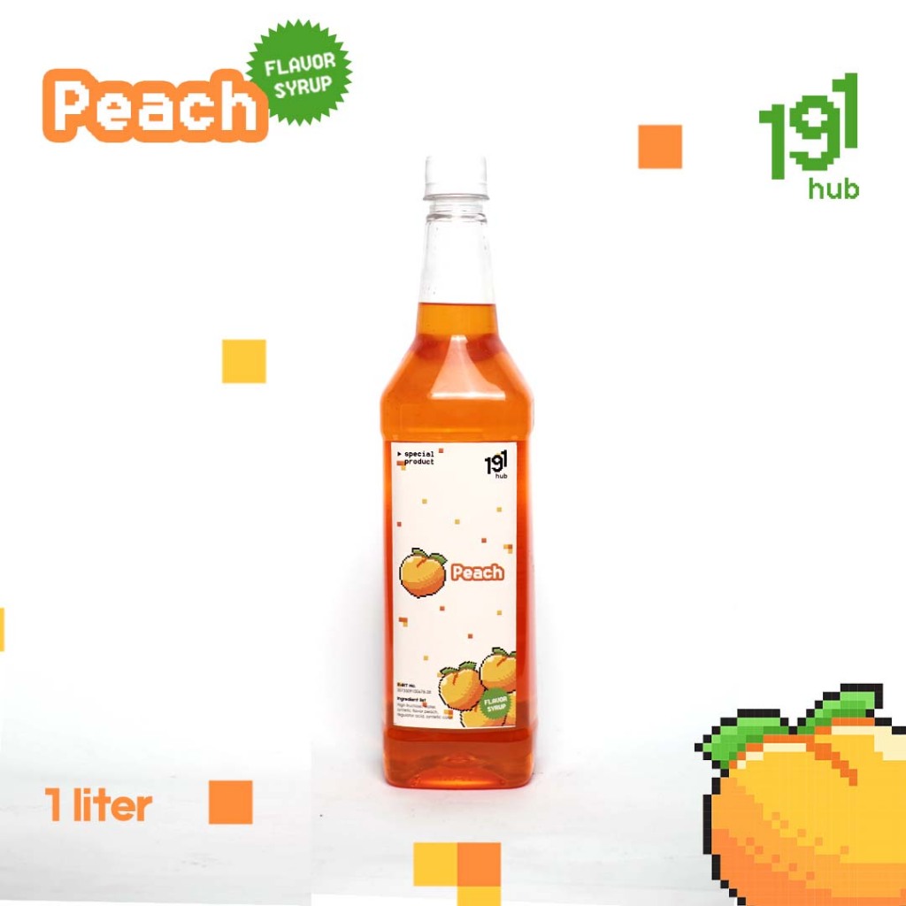 

flavour syrup peach 1000 ml | nineteen one hub