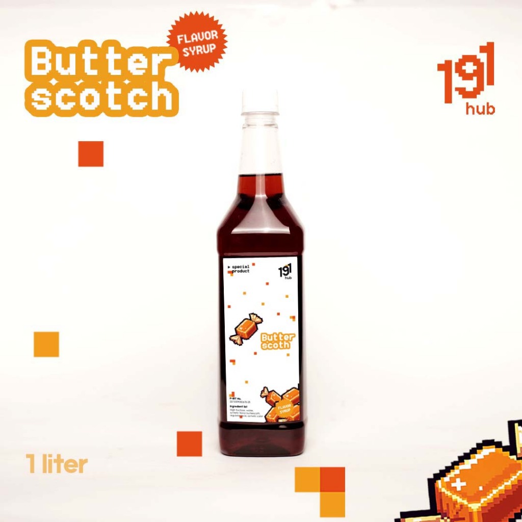 

flavour syrup butterscotch 1000 ml | nineteen one hub