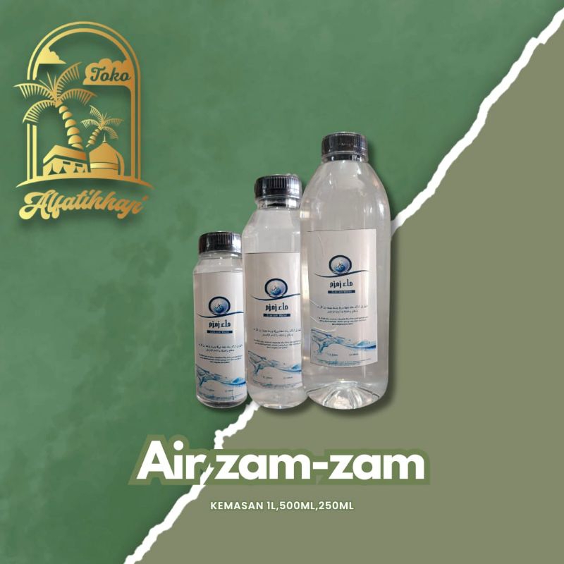 

Air Zam Zam 1Ltr Asli Mekkah / Zamzam water Oleh oleh Haji Bandung Cimahi