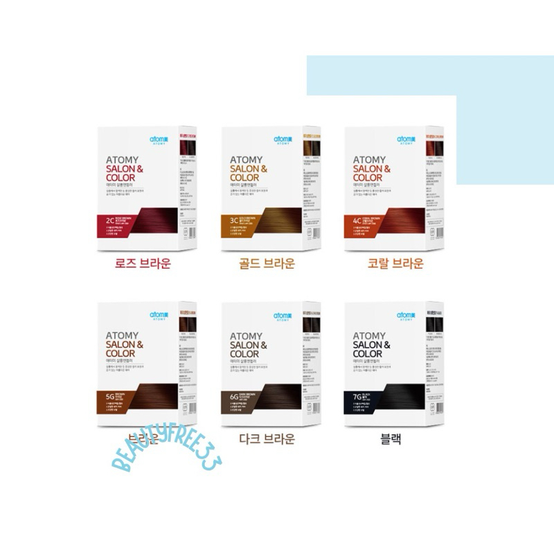 atomy cat rambut bubble & color