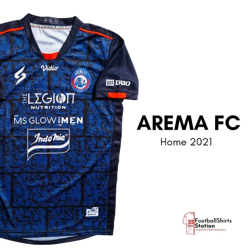 Jersey Arema FC Home 2021 Replica Version Size M Original SEA