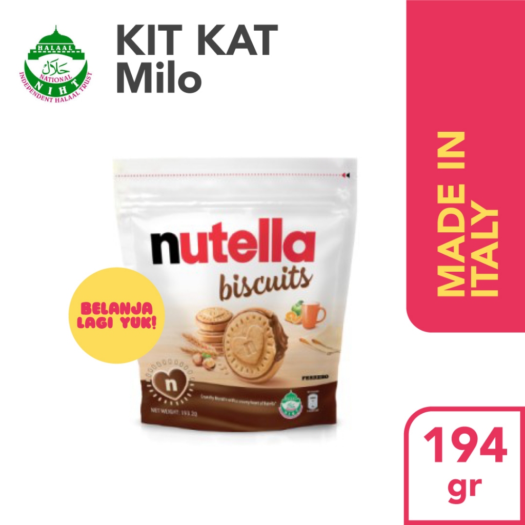 

Nutella Biscuit 193gr | Nutella Biskuit IMPORT MALAYSIA HALAL