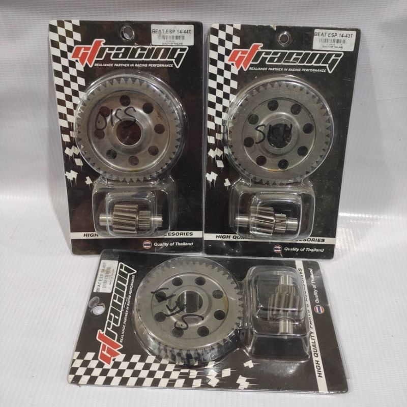 GIGI RASIO GEAR RASIO GF RACING BEAT FI ESP SCOOPY FI SCOOPY ESP VARIO 110 FI ESP SPACY FI