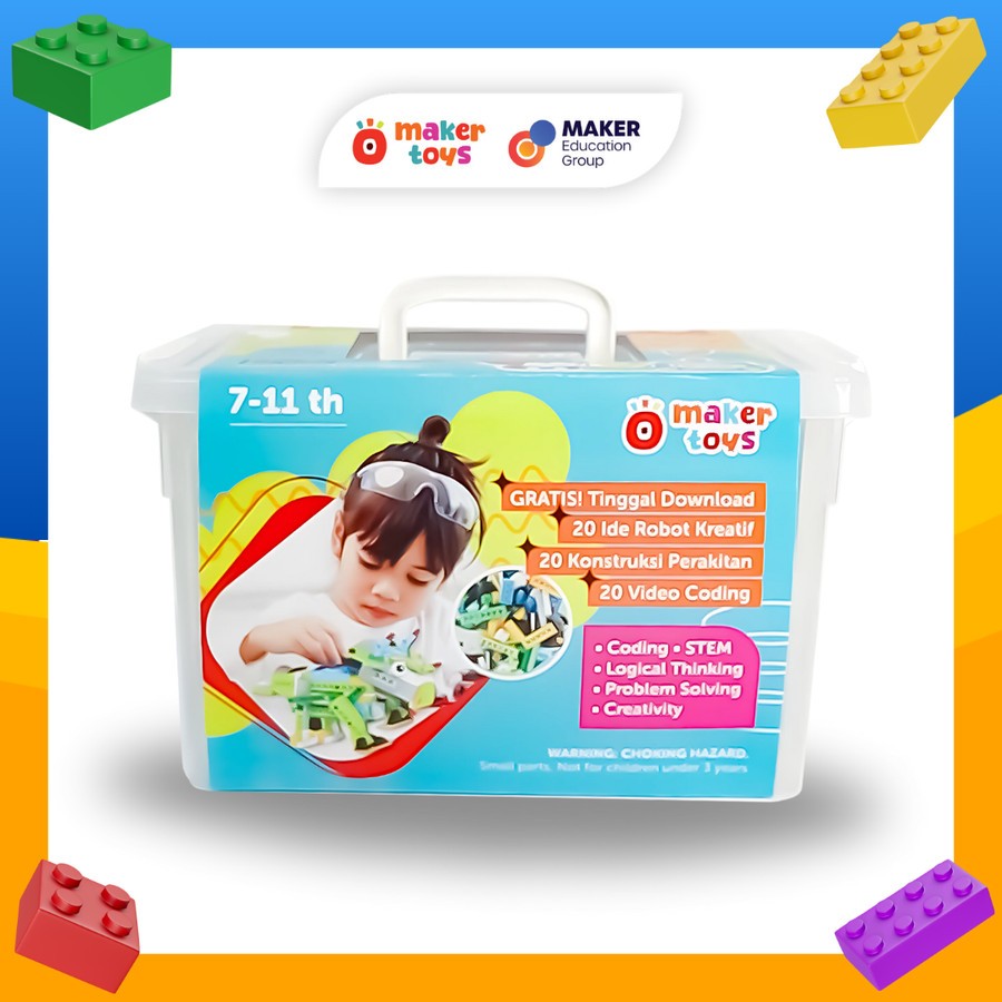 CodingBlocks STEM Mainan Edukasi Anak Umur 7 - 11 Tahun MAKER Toys