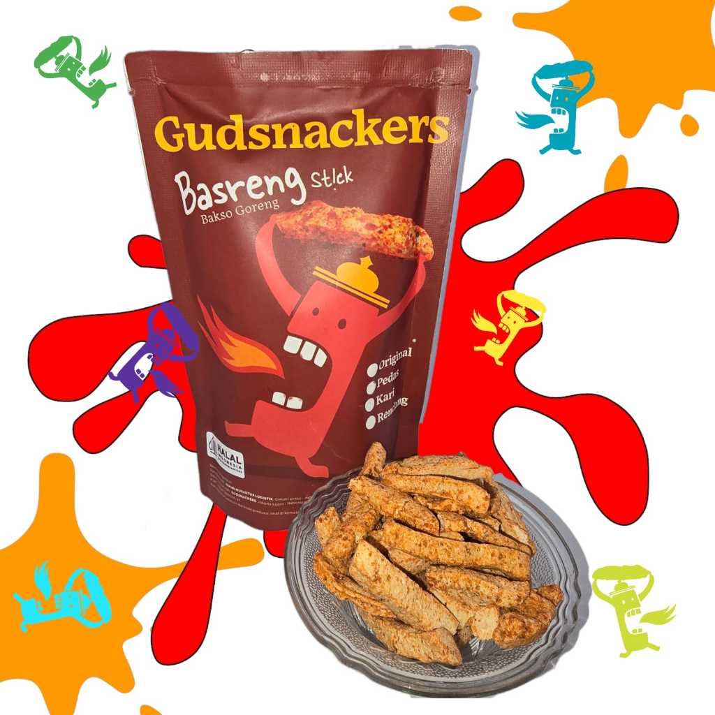 

Gudsnackers Bundling Package Makaroni Stick Basreng 2pcs/3pcs/4pcs