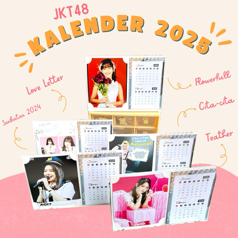 

KALENDER MEJA 2025 JKT48 edisi member