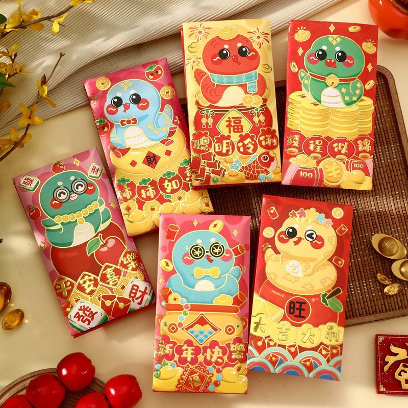 

PartyHouse.Medan (6pc/pack) Angpau Imlek 2025 / Angpao 2025
