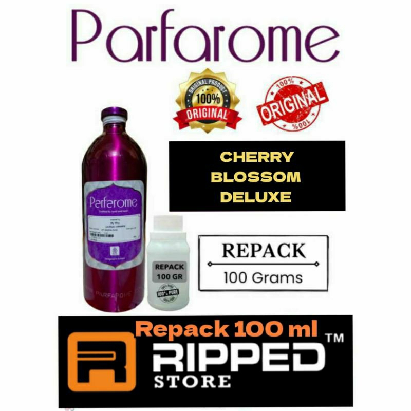 (100ML) CHERRY BLOSSOM DELUXE BIBIT PARFUM MURNI BY PARFAROME ORIGINAL