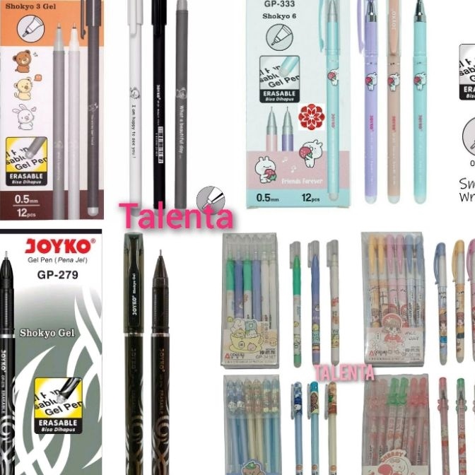 

Cashback Pulpen Joyko Gel Hapus Shokyo 3 GP321 5mm 1 Lusin