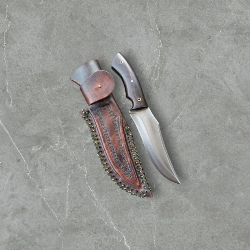 Pisau Buscraft HSS Pultang Asli Sarung Kulit