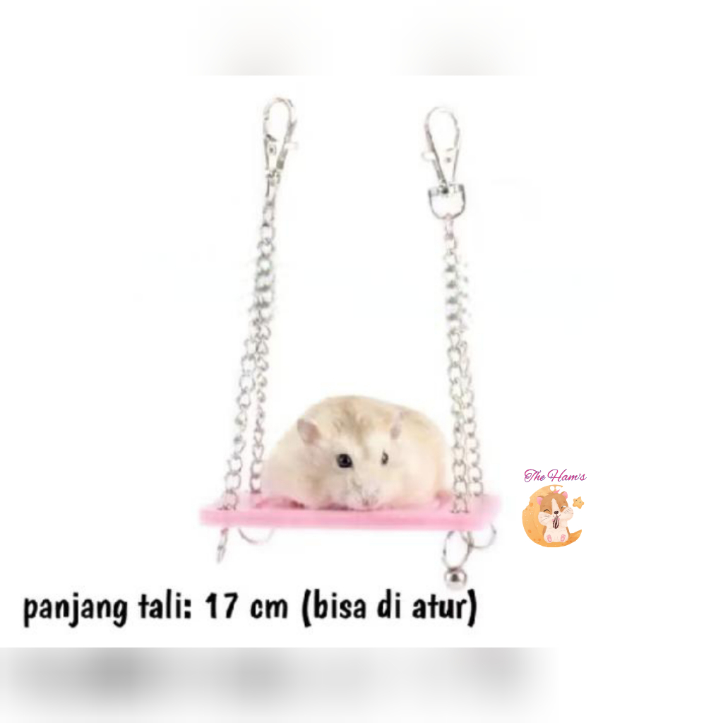 (The Ham's) Mainan Hamster Ayunan / Ayunan Hamster / Mainan Burung Ayunan / Ayunan Burung