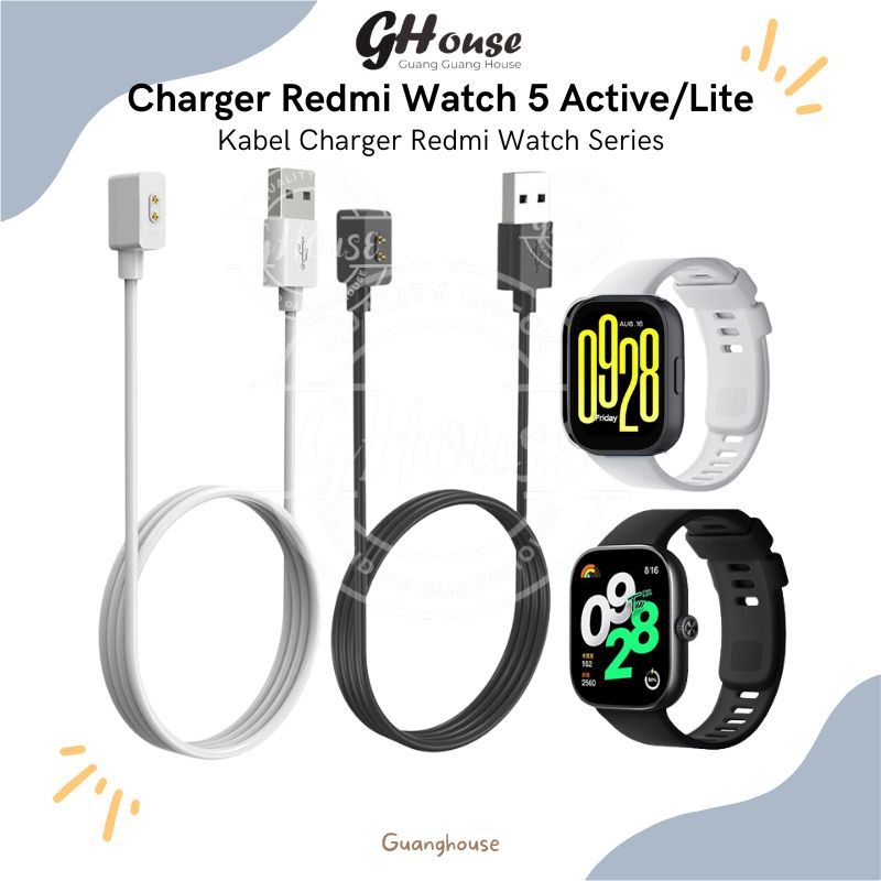 Charger Redmi Watch 5 Active / Lite Kabel Charger Redmi Watch 4 Charger Redmi Watch 3 ActiveMagnecti