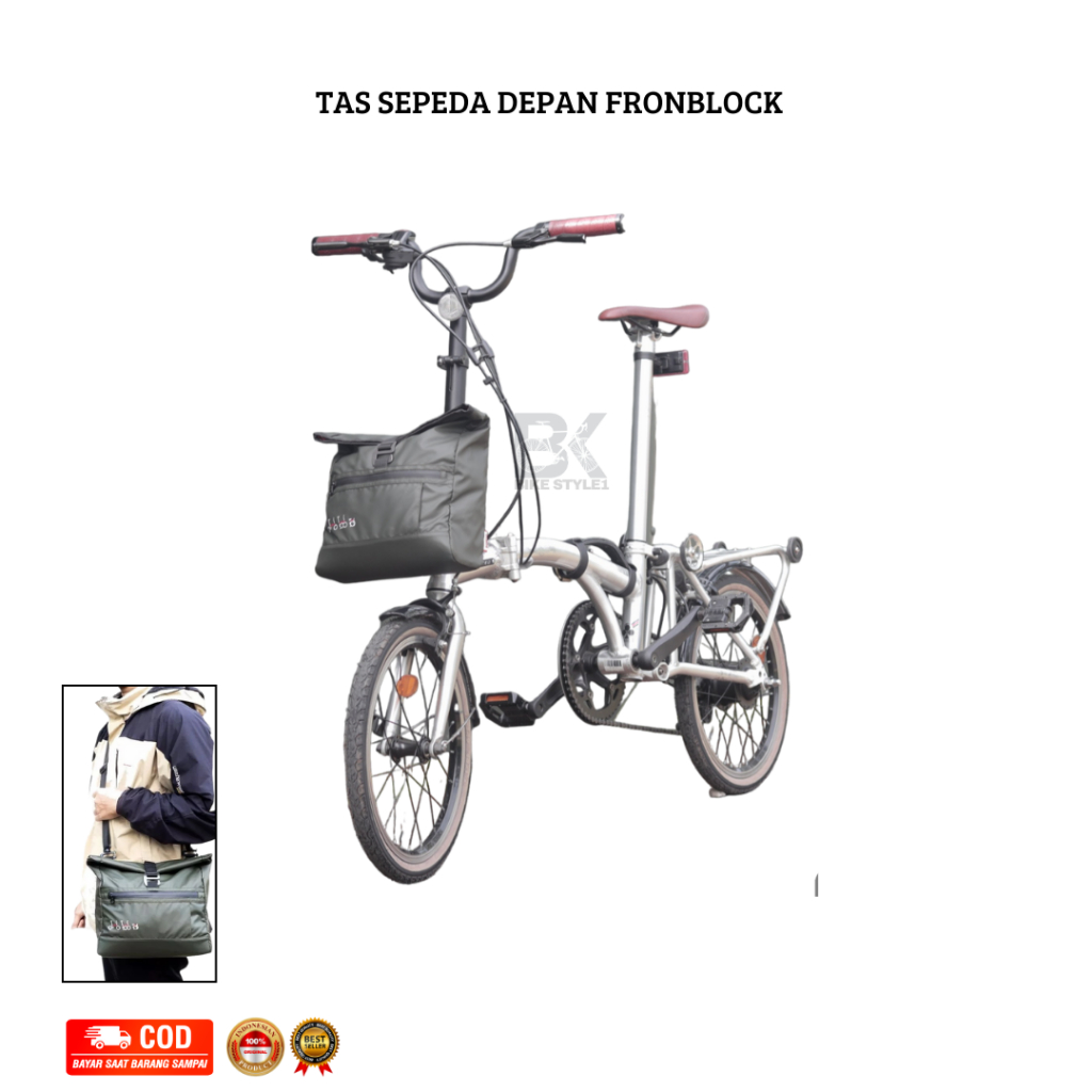 tas sepeda / tas depan sepeda / tas depeda lipat depan / tas sepeda touring