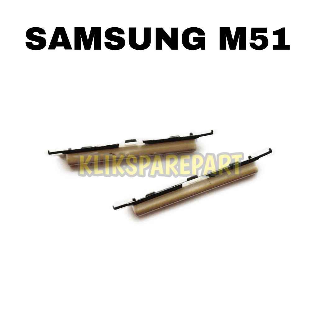 Tombol Luar Samsung M51 Pernik Volume Rubber