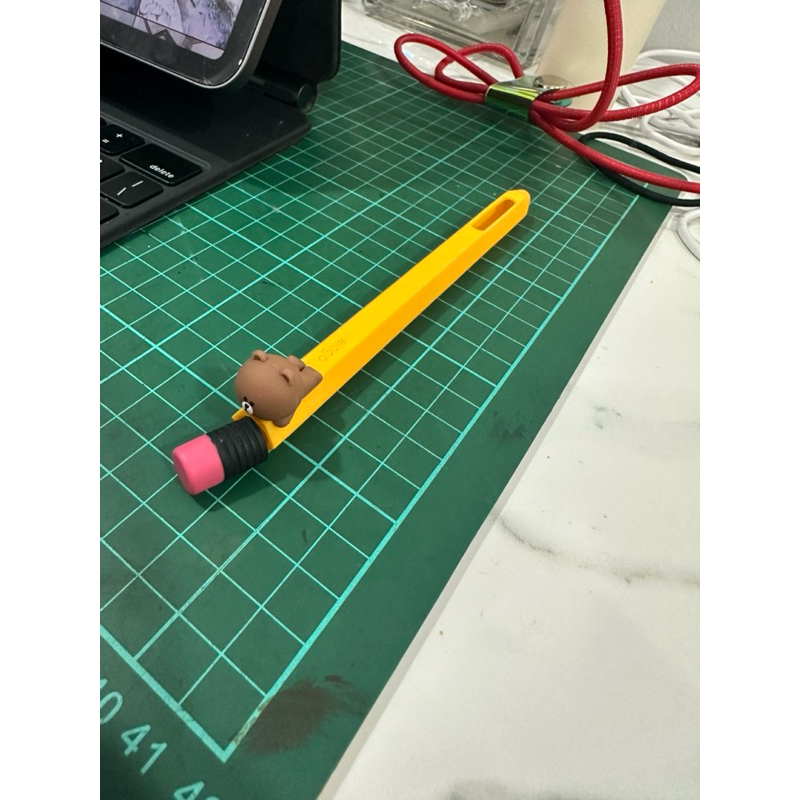 READY| Preloved Elago Apple Pencil Case Casing Apple pencil line friends brown official korea elago