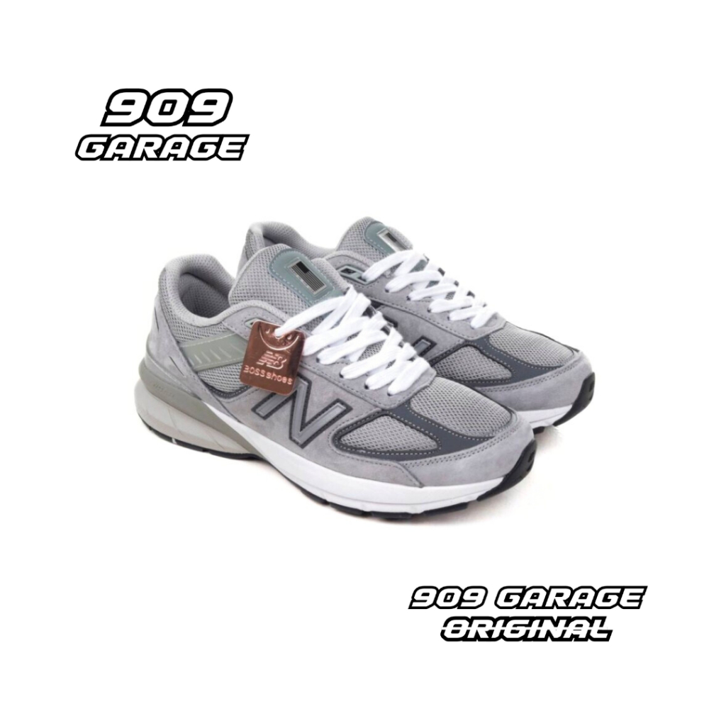 Sepatu Sneakers 990 v5 M990GL5 Gramho Grey 100% Original