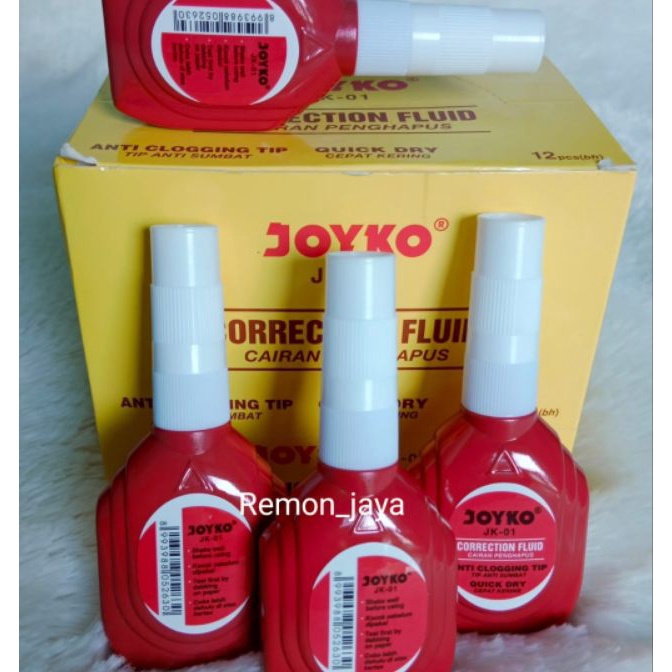 

KI3 Tip ex joyko Jk1 tip ex cair isi 6 pcs