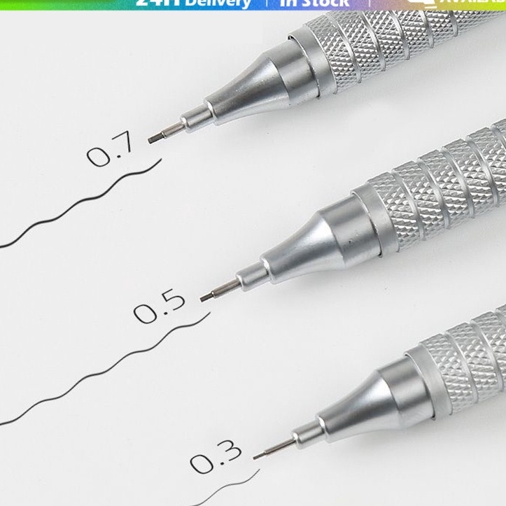 

KP8 1Pcs Pensil Mekanik 5MM dengan Pusat Gravitasi Rendah Gambar Logam Pensil Khusus Kantor Sekolah Tulis Perlengkapan Seni