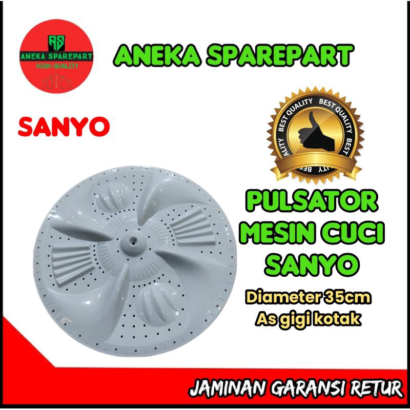pulsator mesin cuci,PULSATOR MESIN CUCI SANYO,DIAMETER 35CM AS KOTAK