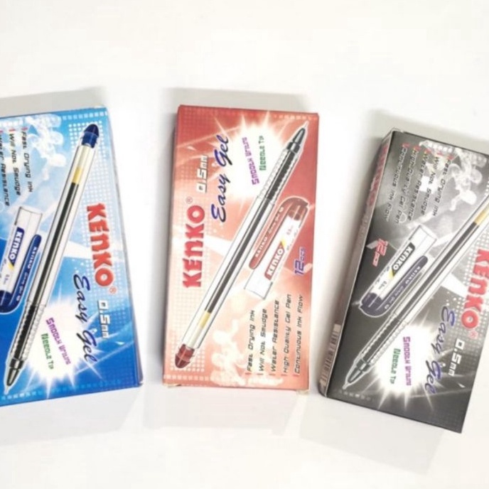 

HJ6 Pulpen Kenko Easy Gel 5mm 1pak12pcs