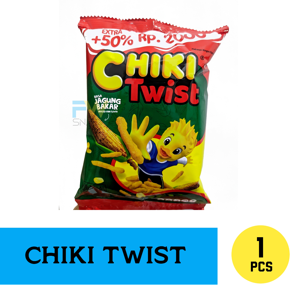 

Snack Chiki Twist Rasa Jagung Bakar