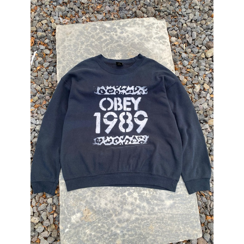 CREWNECK OBEY LEOPARD