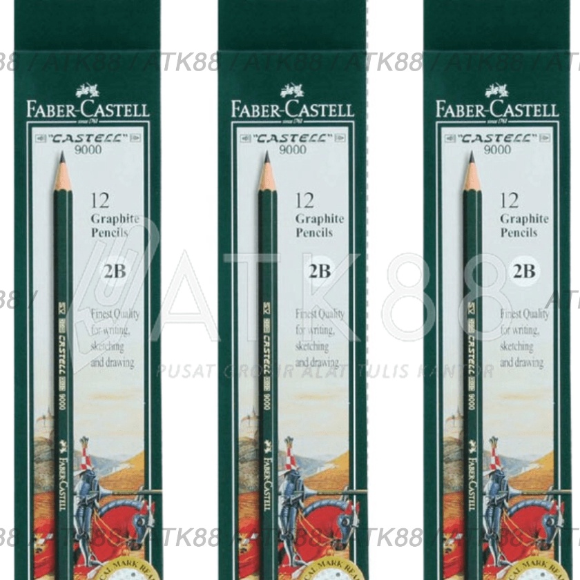 

KF7 Pensil Faber Castell 2B 1 Lusin 12 pcs