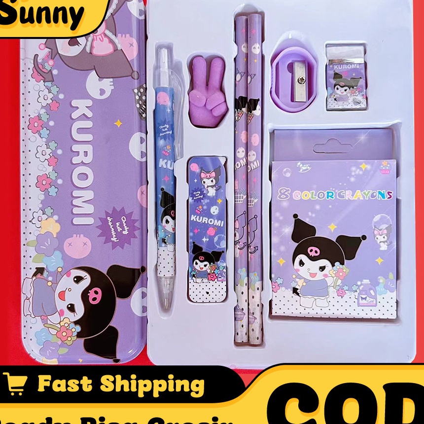 

KP8 Alat Tulis Set 9 in 1 Set Perlengkapan Sekolah Anak Karakter Pencil Lucu Karakter Stationery Set