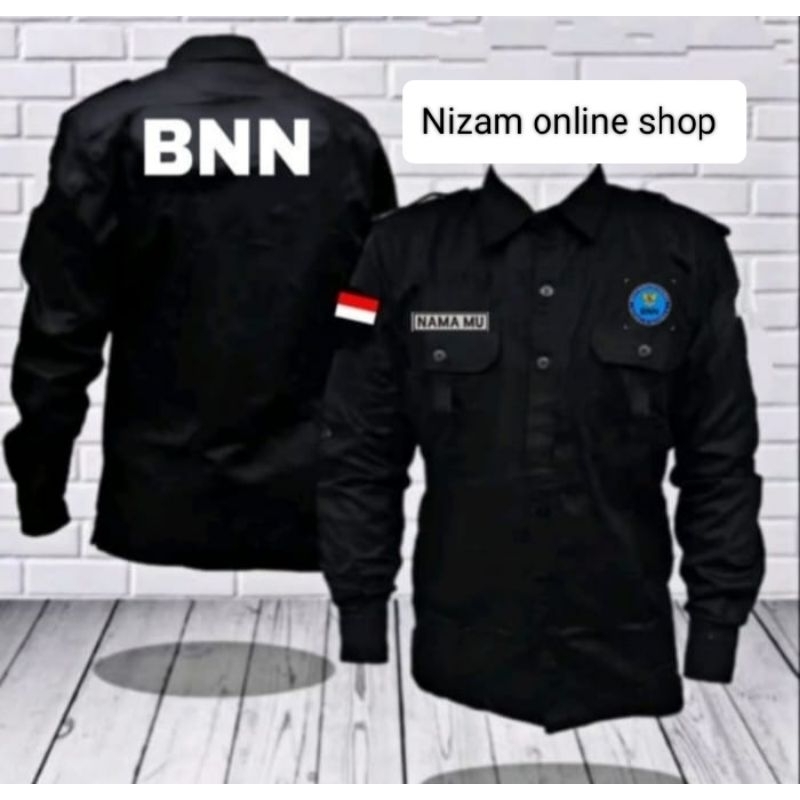 KemejaBNN baju BNN, seragam BNN pdh BNN kemeja kerja BNN baju kerja BNN seragam kerja BNN full bordi