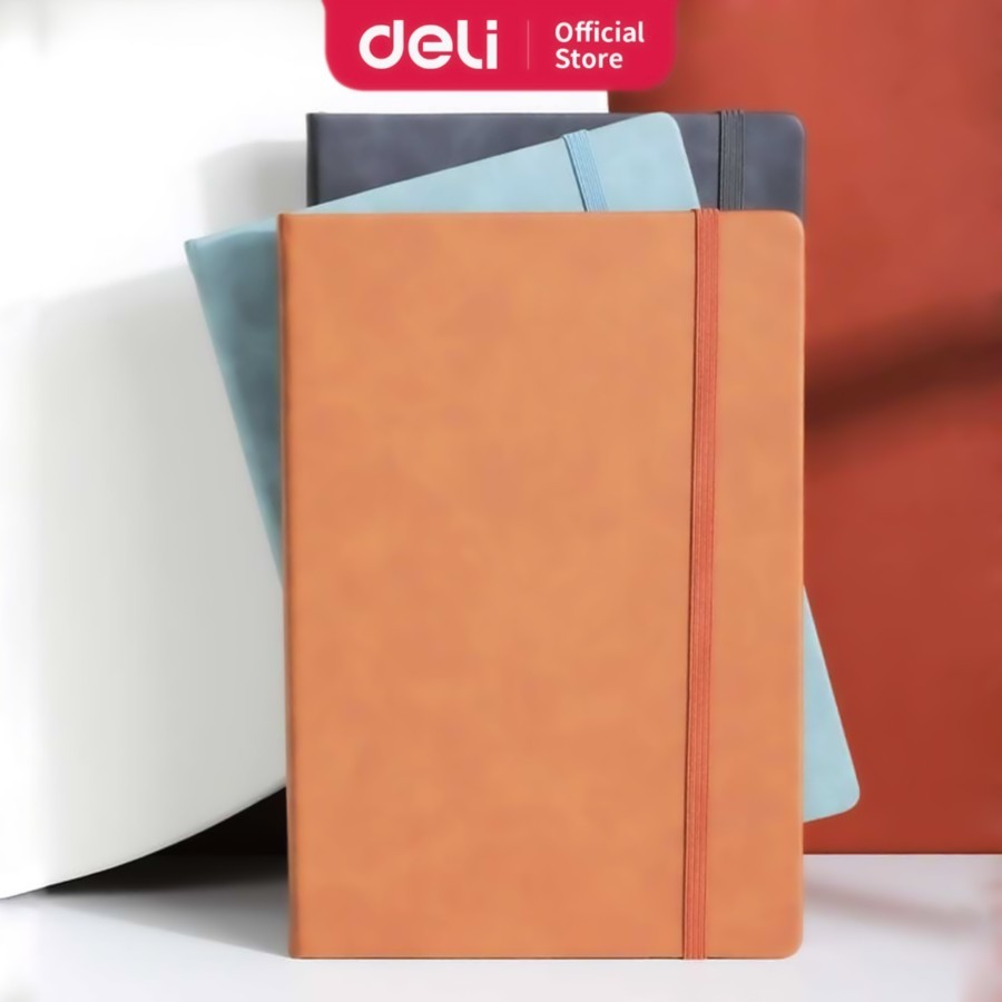 

Notebook Deli EN040 Leather Cover A5 ( Buku Catatan Agenda Sampul Kulit Sintetis )