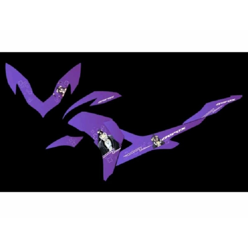 STRIPING TRANSPARAN AEROX NEW CONNECTED 155 ABS DESAIN ANIME