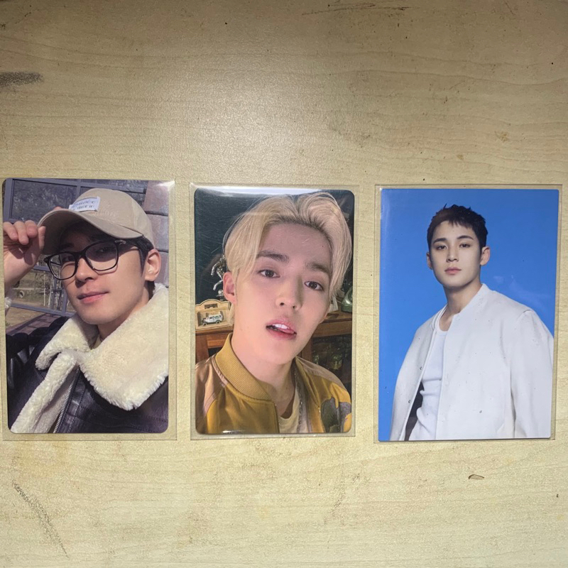 PHOTOCARD WONU ITS TOPI CREAM, PC MINGYU SCOUPS